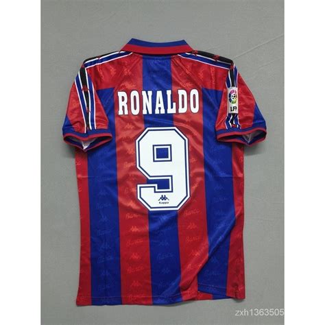 Tailand S Barcelona Casa Retro De Alta Qualidade Camisa De