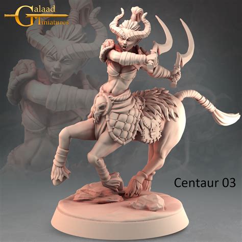 Centaur Herd Various Minis 32mm 28mm Resin Miniature Dungeons Etsy