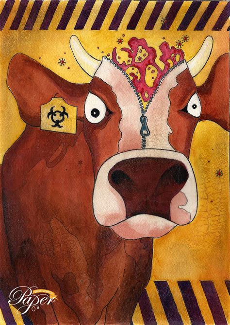 Mad Cow Disease Illustration :: Behance