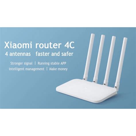 Jual Original Xiaomi Mi Wifi Router 4c Smart Router 24ghz 64mb 4