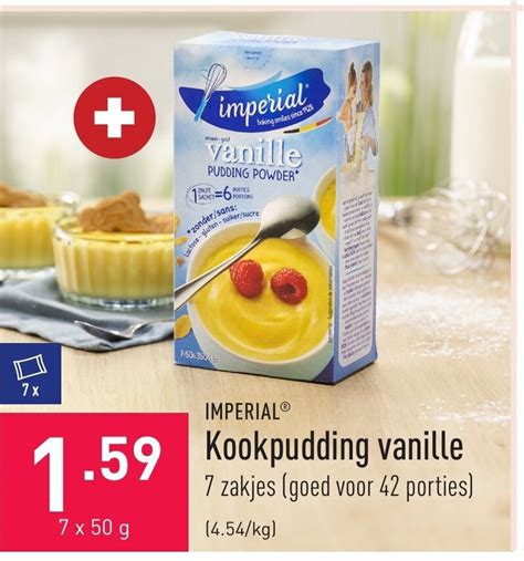 Imperial Kookpudding Vanille 7x50 G Promotie Bij ALDI