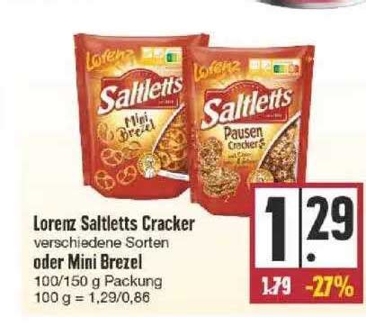 Lorenz Saltletts Cracker Oder Mini Brezel Angebot Bei Edeka Prospekte De