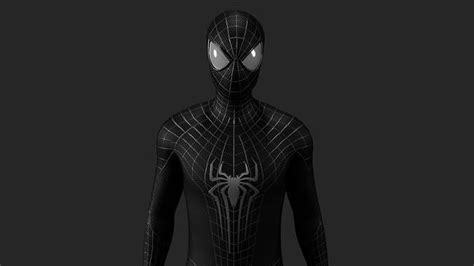 3D model The Amazing Spider-Man Black Suit VR / AR / low-poly | CGTrader