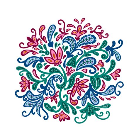 Decorative Graphics Png Image Paisley Pattern Abstract National