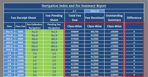 Download Student Fee Collection System Excel Template Exceldatapro