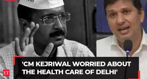 Cm Kejriwal Issues Second Order To Saurabh Bharadwaj From Ed Custody Solve Health Issues In