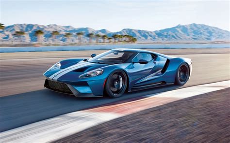 Race Tracks Ford Gt Blue Cars Ford Ford Gt Mk Ii Car Vehicle