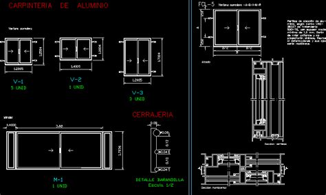 Ventanas Dwg