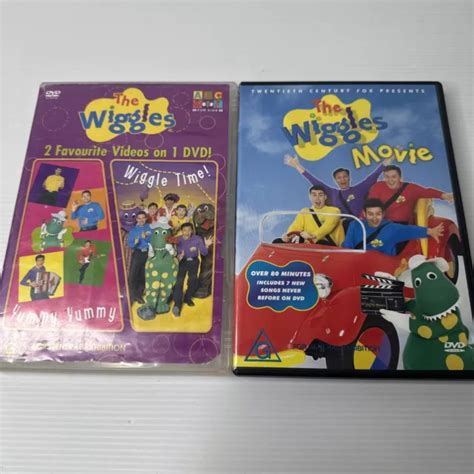 The Wiggles Dvds X2 The Wiggles Movie Yummy Yummy Wiggle Time 1590