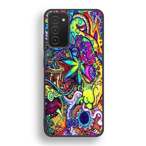 Trippy Weed Samsung Galaxy A03s Case Caselinor