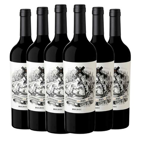 Kit Vinho Argentino Cordero Con Piel De Lobo Malbec Shopee Brasil