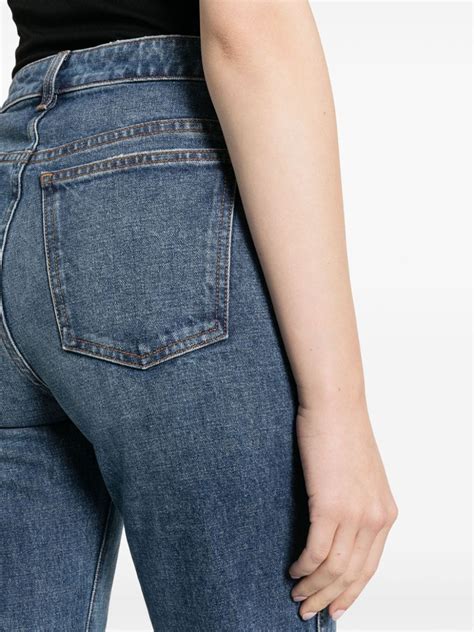 KHAITE The Danielle Jeans Blau FARFETCH DE