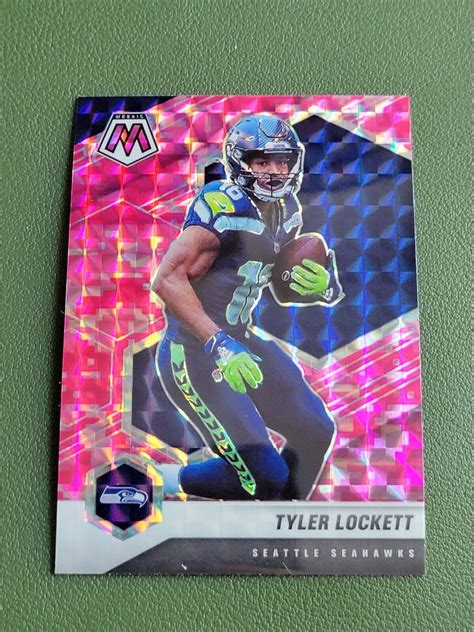 Tyler Lockett Panini Mosaic Camo Pink Prizm Seahawks Ebay