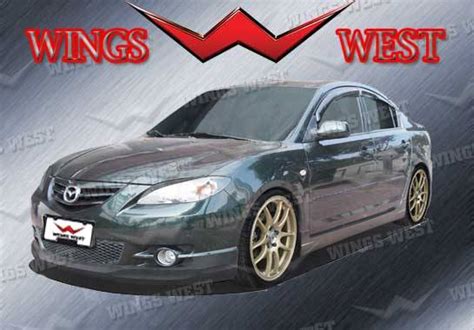 Mazda 3 4DR HB VIS Racing VIP Complete Body Kit Polyurethane 890923