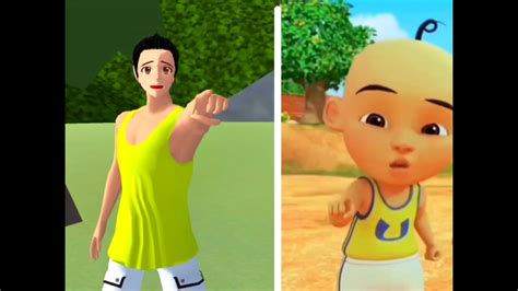 Tiru Aksi Upin Ipin Sakura School Simulator Youtube