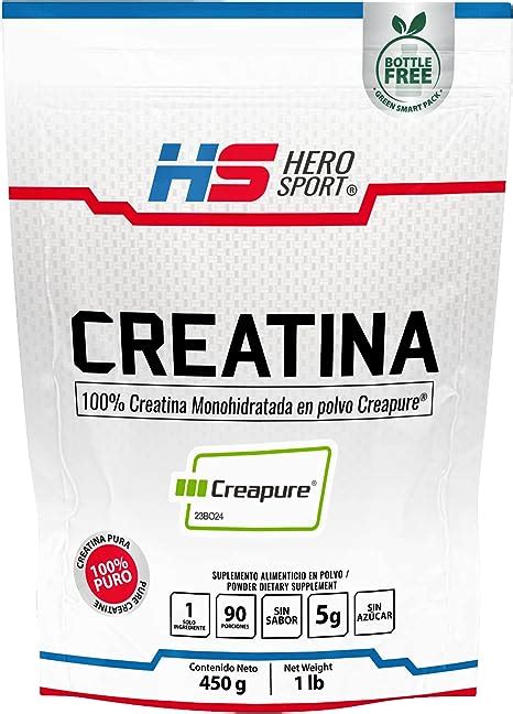 Hero Sport Creatina G Creapure Monohidratada Natural