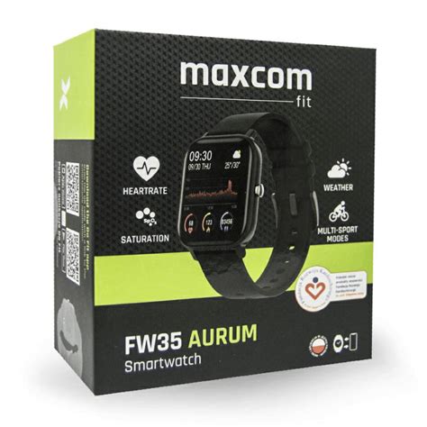 Maxcom Fit FW35 Aurum Vibrating Smartwatch Choice Of Colours