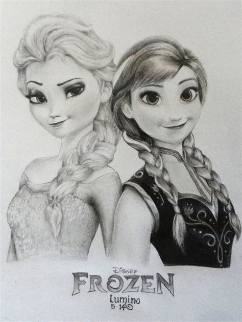 Elsa Pencil Sketch at PaintingValley.com | Explore collection of Elsa ...