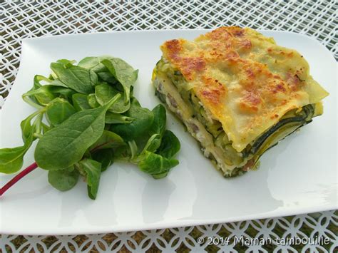 Lasagnes Aux Courgettes Champignons Et Ricotta Maman Tambouille