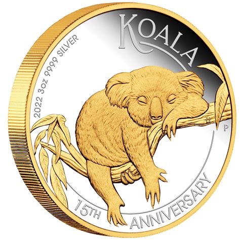 Silver Three Ounces 2022 Australian Koala Coin From Australia Online