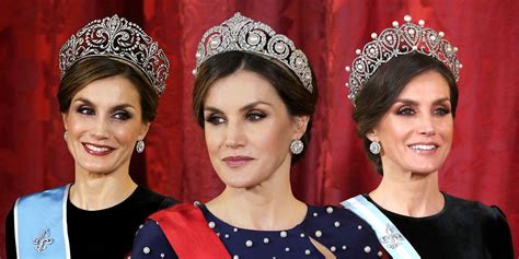 Las Tiaras De La Familia Real Espa Ola De Las Que La Reina Letizia