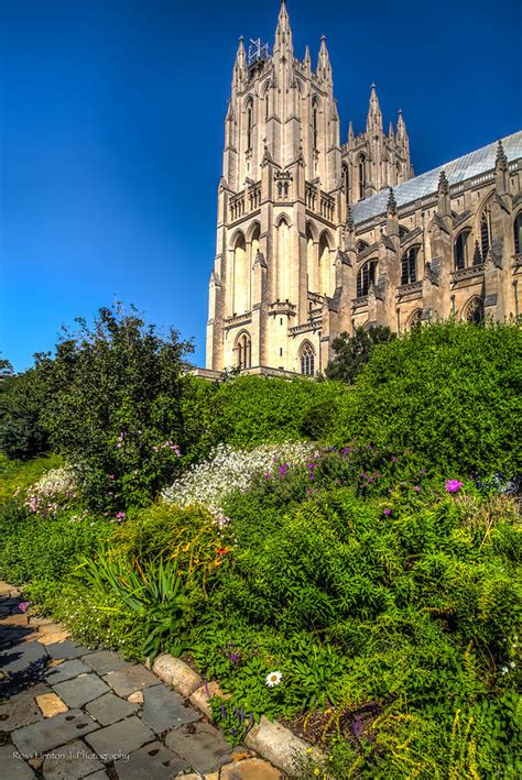 National Cathedral Garden Photograph by Ross Henton - Fine Art America