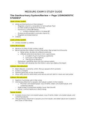 Medsurg III Exam 2 Medications MEDSURG EXAM 2 MEDICATIONS STUDY GUIDE