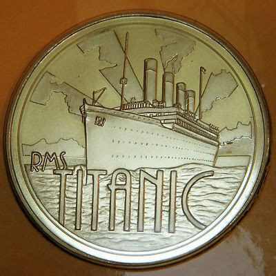 Harland Wolff Rms Titanic White Star Line Coin Limited Proof