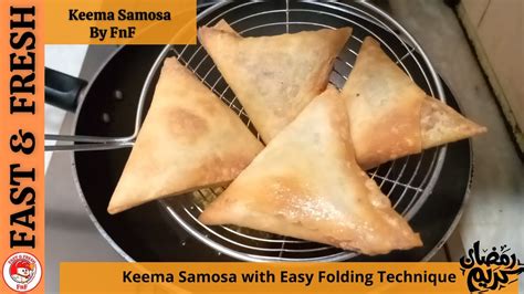 Keema Samosa Recipe Keeme Ke Samose Ramadan Special Recipes By Fast