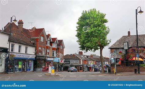 Streets In The Center Historic East Grinstead With Shops Editorial