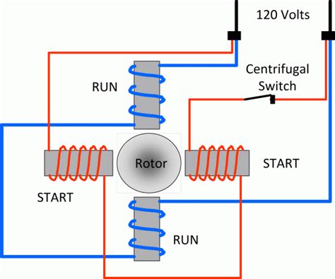 Single Phase Motor Schematic