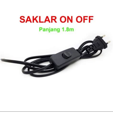 Jual Kabel Buntung Saklar On Off Kabel Power Power Ac Sambung Shopee