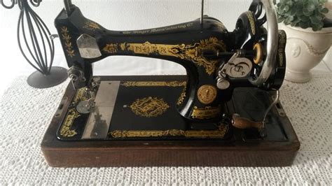 Singer 28K Nähmaschine in Holzkiste 1925 Eisen Catawiki