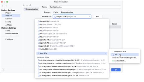 Module Structure Settings IntelliJ IDEA Documentation