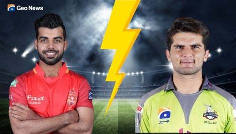 Lahore Qalandars vs Islamabad United: Head-to-head | - Geo.tv