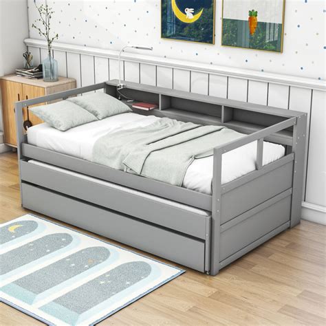 Wildon Home® Dhruv Extra-long Twin Daybed with Trundle | Wayfair