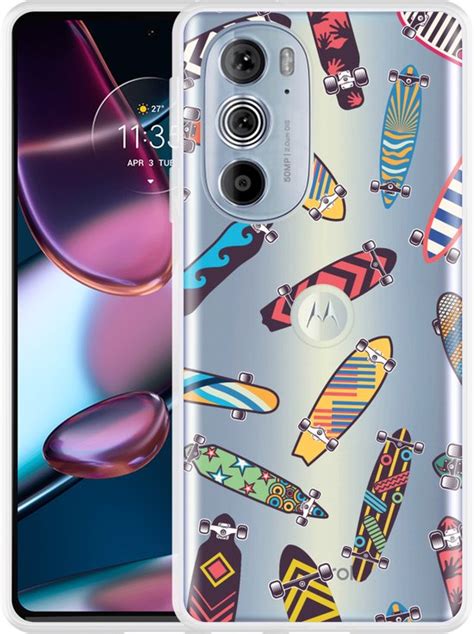 Motorola Edge Pro Hoesje Skateboards Designed By Cazy Bol