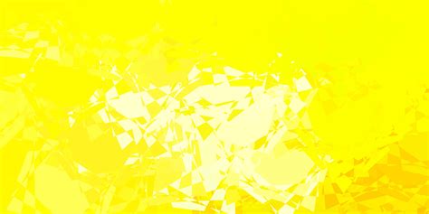 Light Yellow vector pattern with polygonal shapes. 13133523 Vector Art ...