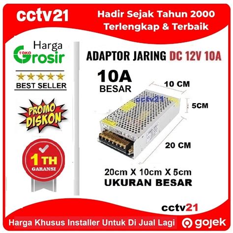 Jual Adaptor Jaring Power Supply Output Dc V A Ukuran Besar