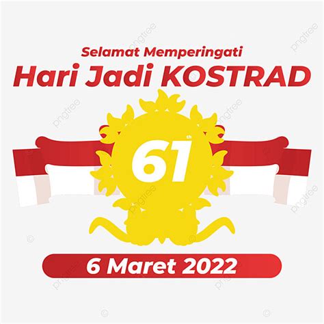 61 Vector Hd Images Perayaan Hut Kostrad Ke 61 Tahun 8 Maret Hut