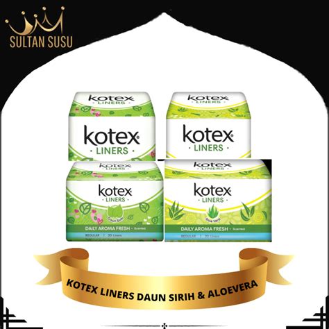 Jual Kotex Panty Liners Daun Sirih Dan Aloevera Sultan Susu Shopee