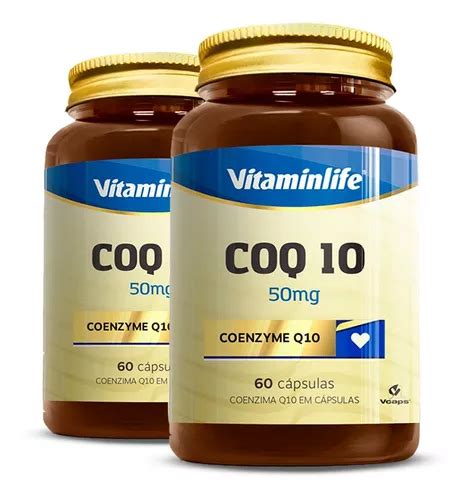 Kit Coq Coenzyme Q Vitaminlife C Psulas Mercadolivre