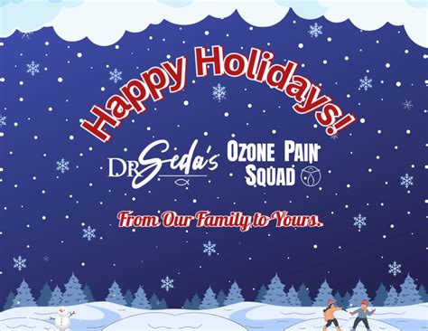 $50 Happy Holidays Gift Card - Dr. Seda's Ozone Pain Squad