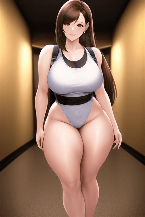 Final Fantasy Sex Art Female Nai Diffusion Wide Hips Tifa Lockhart