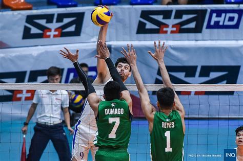 Uaap Mens Volleyball Nu Gets Th Straight Win Ateneo Blanks La Salle