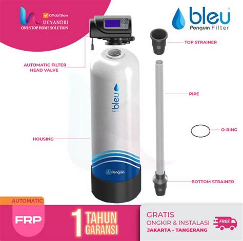 Jual Paket Filter Air Penguin Bleu Auto Mangan Carbon Frp