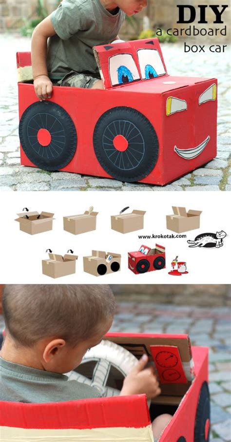 krokotak | DIY Cardboard Box Car