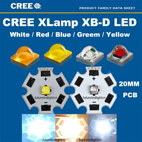 Cree W Led Chip Xbd Xb D Led Emitter Chip Warm White Cold White