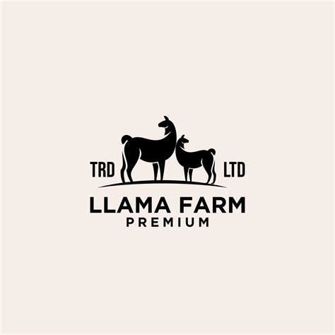 Premium Llama Farm Logo Icon Design Vector Illustration 3329769 Vector