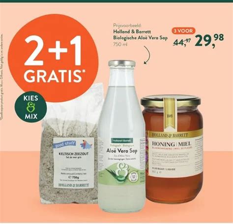 Prijsvoorbeeld holland barrett biologische aloë vera sap 750 ml